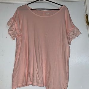 Flowy pink shirt